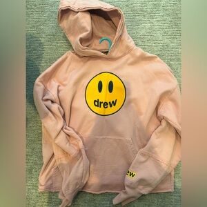 mascot deconstructed hoodie - dusty rose